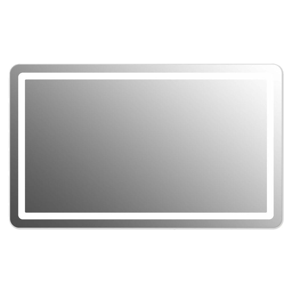 Rounded Rectangle Lighted Mirror Allegro 60.5in w x 36.5in h