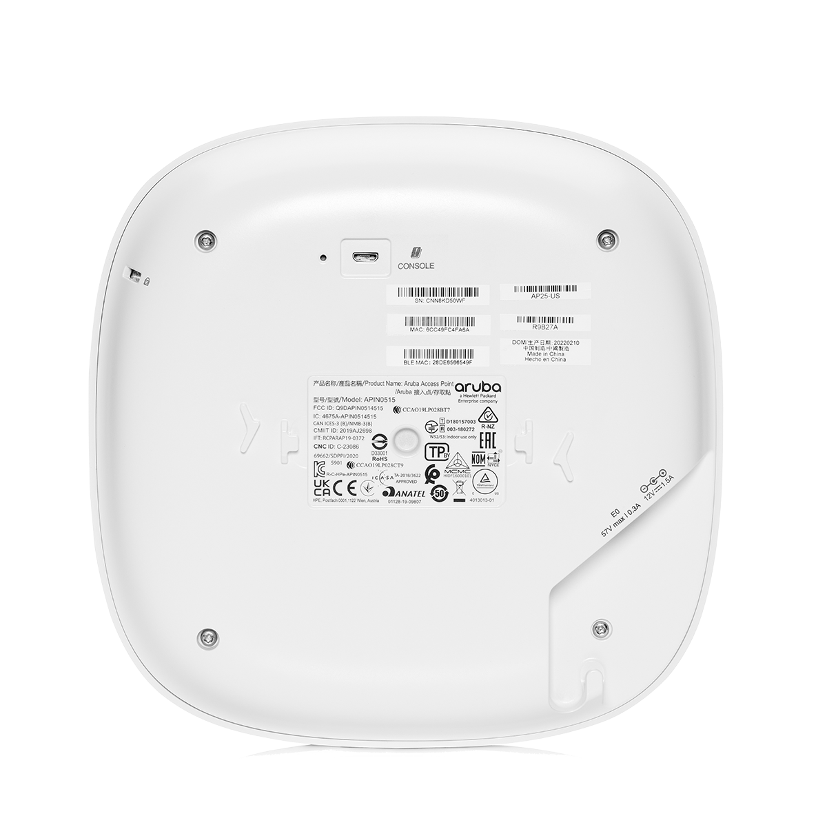 Instant On AP25 Access Point 4x4, WiFi 6, PoE+ (R9B28A)