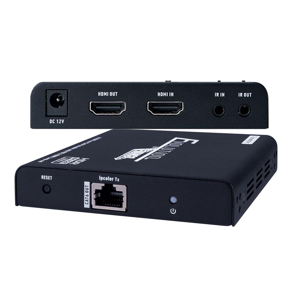 4K HDMI Extender, Digital Audio Out, HDMI Loop, IR, PoE