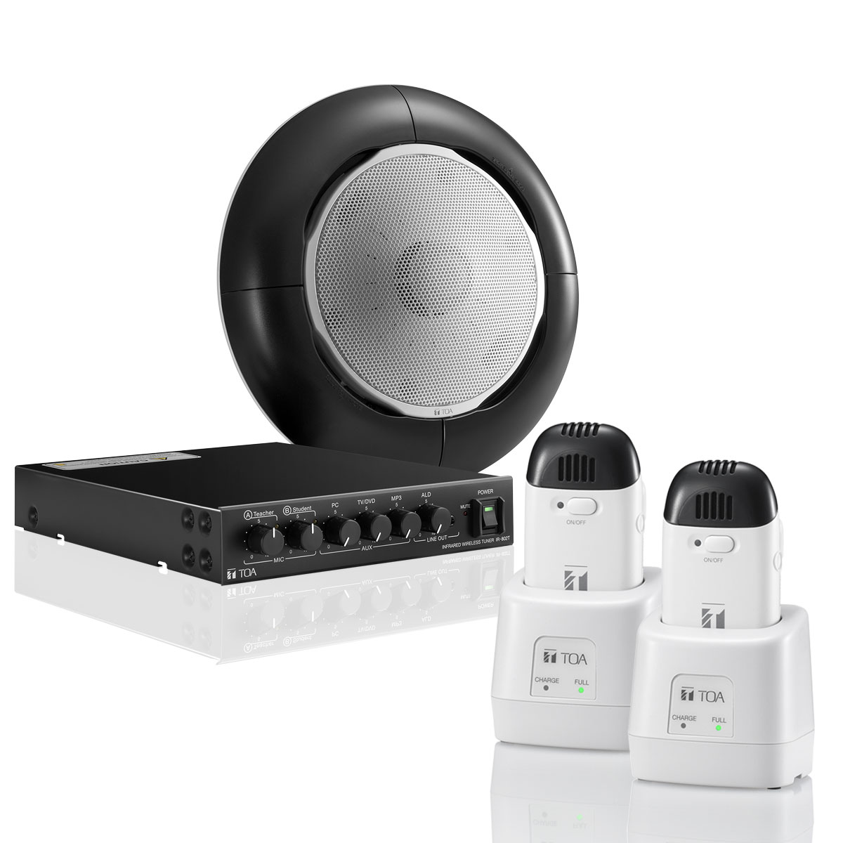 IR Wireless Microphone Classroom Kit Contains one of eac