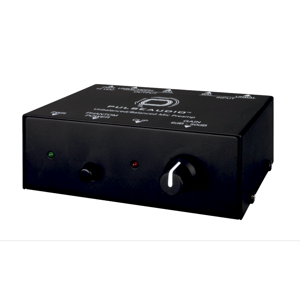 Microphone Preamp XLR and 0.25inch Inputs and Outputs