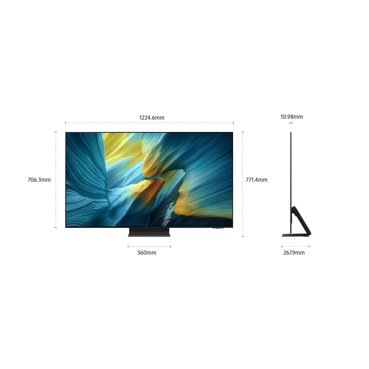 55in S95 series OLED 4K TV - 2025 (w-OneConnect Box)-English