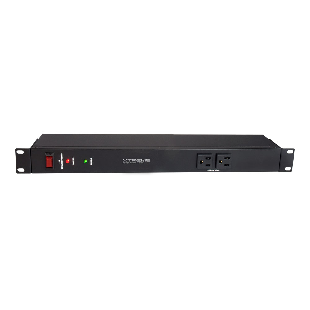 Rack Mount Surge Protector 2Outlets Front 8Outlets Back